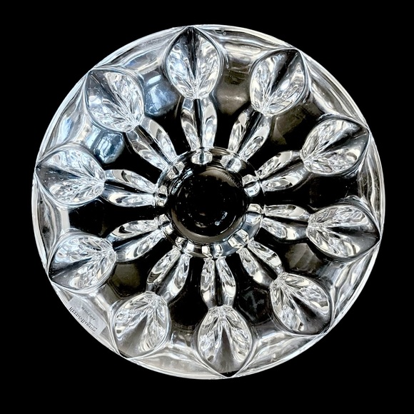 REED & BARTON Crystal Equinox Round Tealight Candle Holder 6" Miller Rogaska - Picture 7 of 12